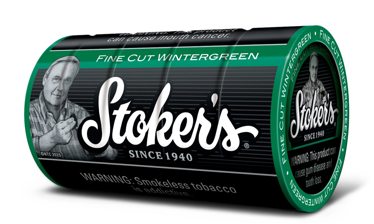 Stoker's® Moist Snuff Fine Cut Wintergreen