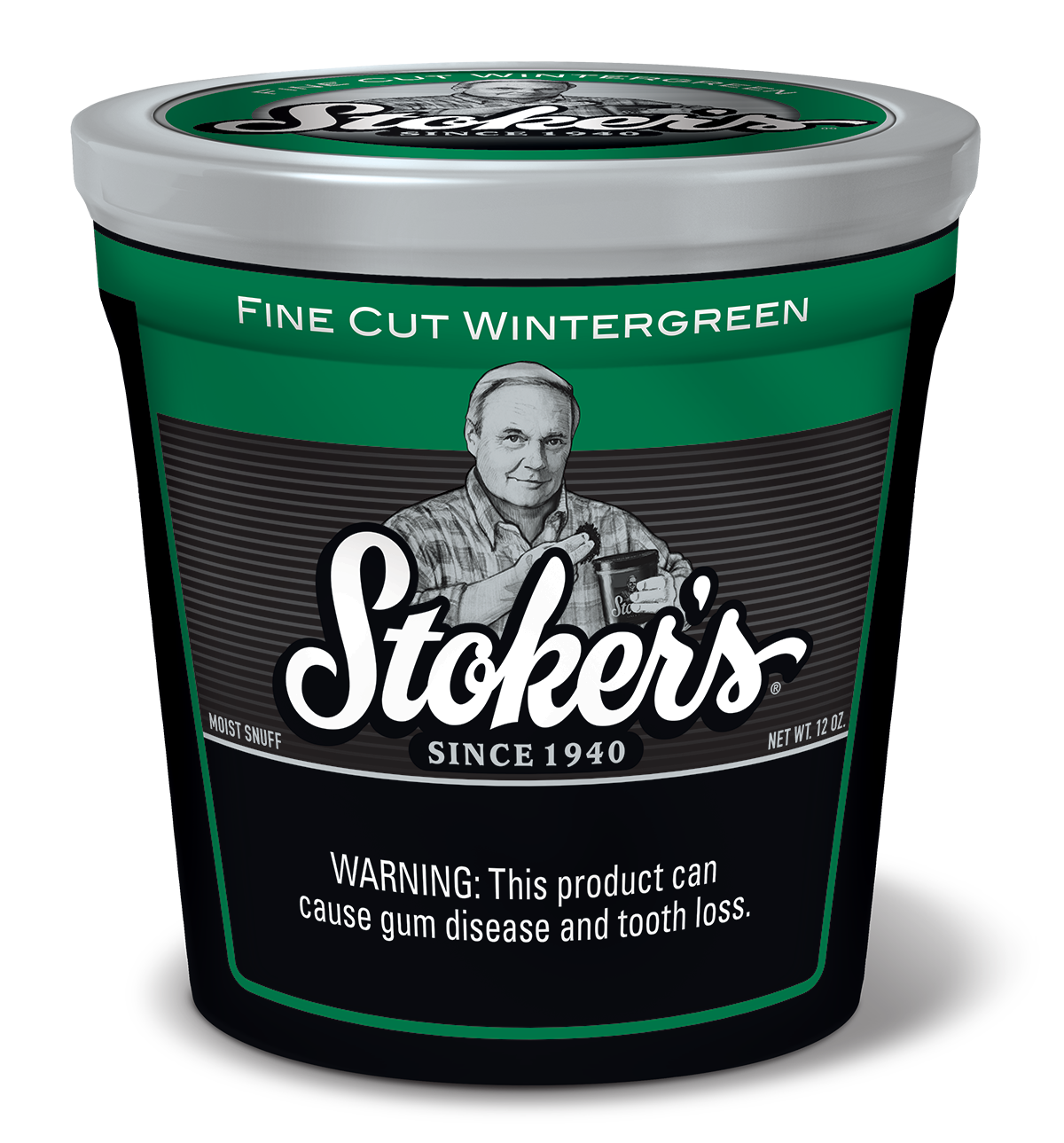 Stoker's® Moist Snuff Fine Cut Wintergreen