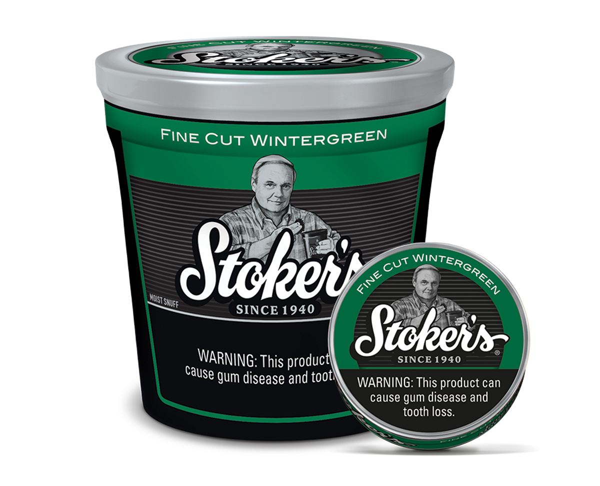 Stoker's® Moist Snuff Fine Cut Wintergreen