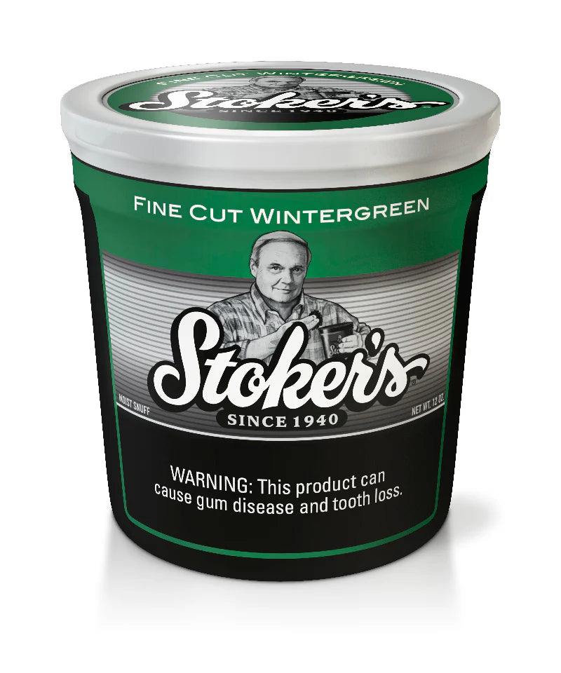 Stoker's® Moist Snuff Fine Cut Wintergreen