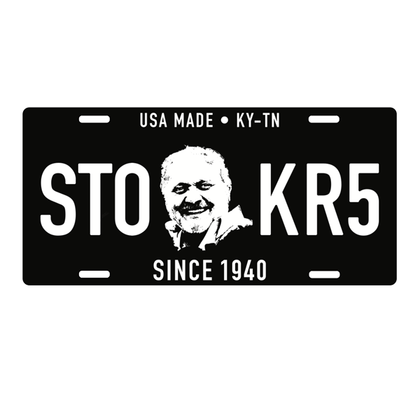 Bobby Stoker Metal License Plate