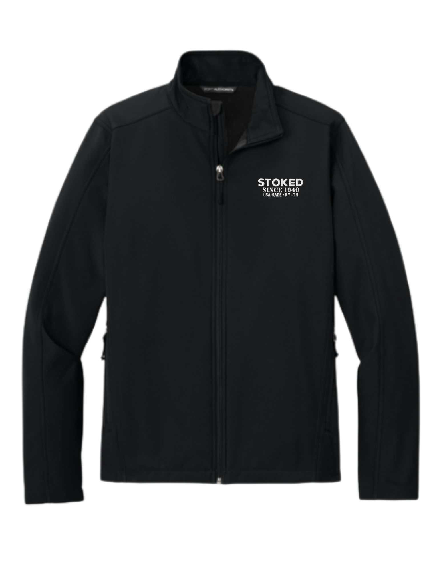 Bobby Stoker Full Zip Knit Jacket - Black