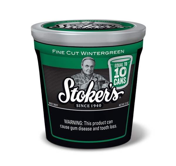 Stoker's® Moist Snuff Fine Cut Wintergreen