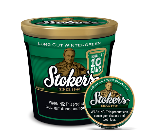 Stoker's® Moist Snuff Long Cut Wintergreen