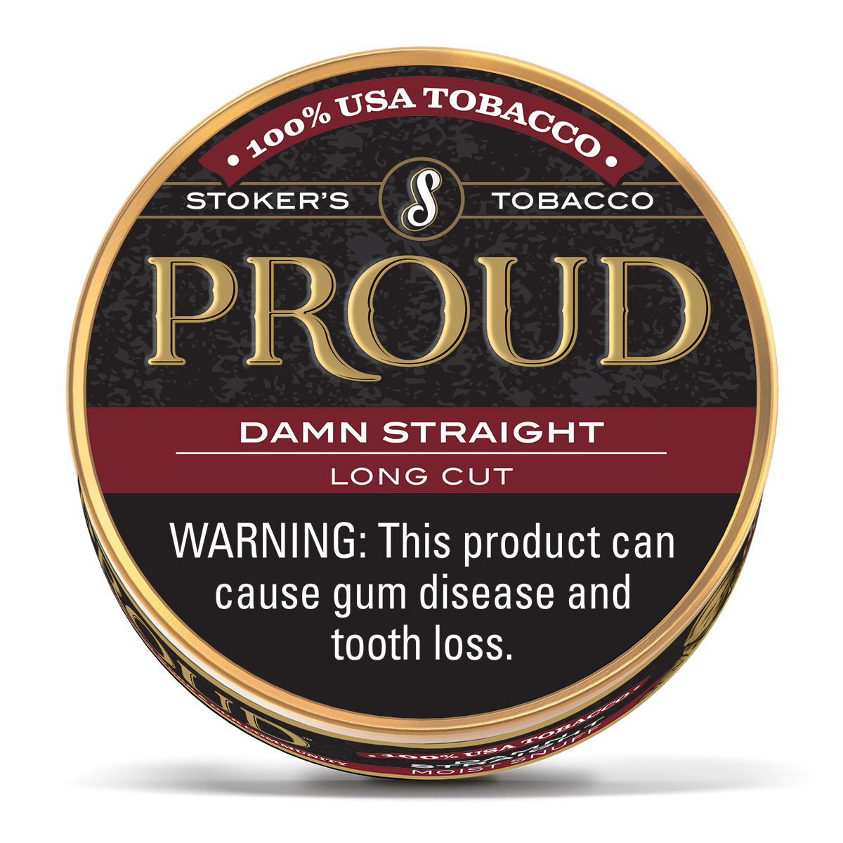 Stoker's Proud Damn Straight Long Cut Cans
