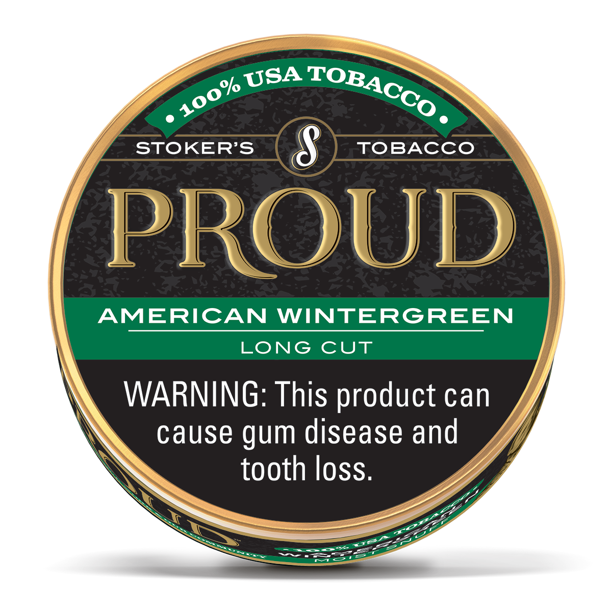 Stoker's Proud American Wintergreen Long Cut Cans