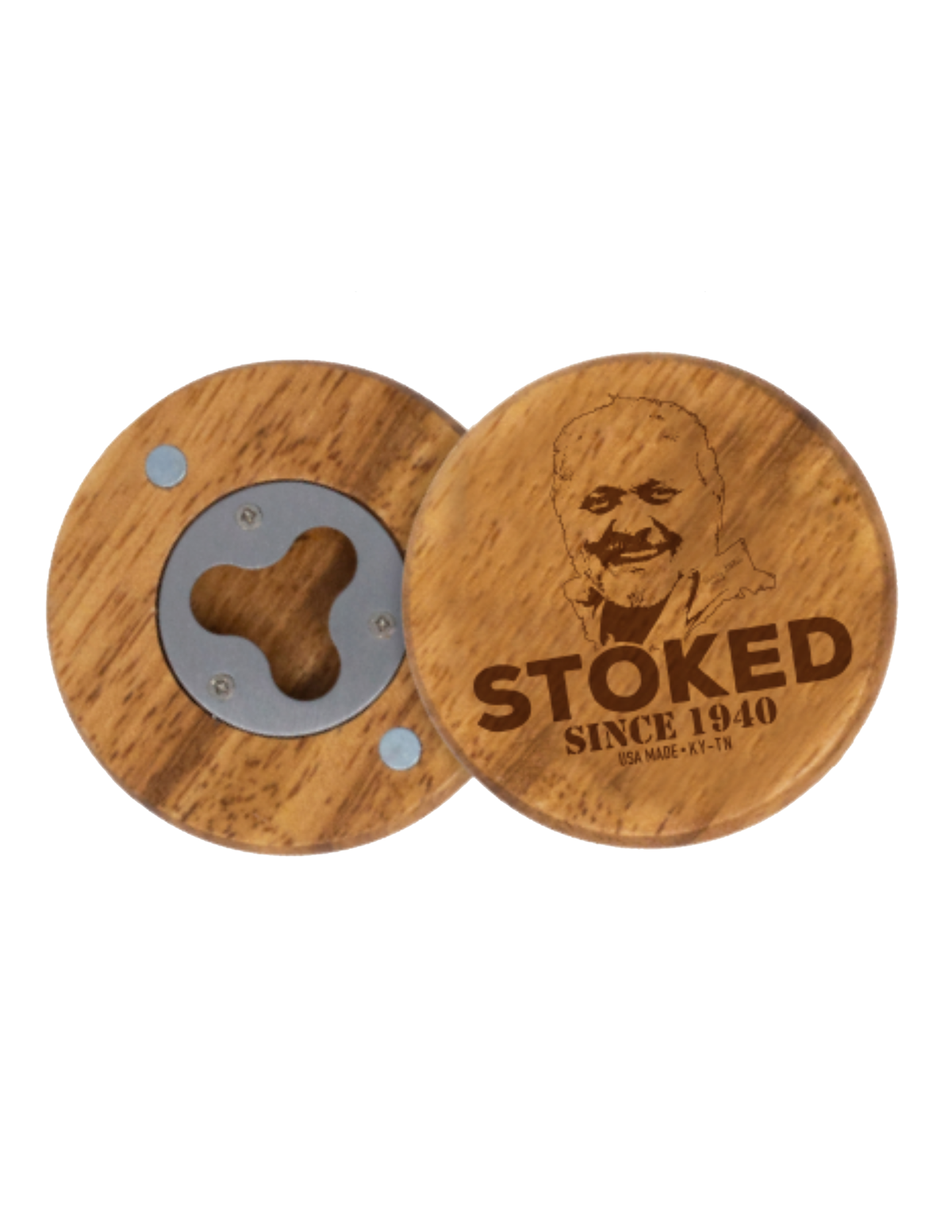 Bobby Stoker Bottle Opener - Wood